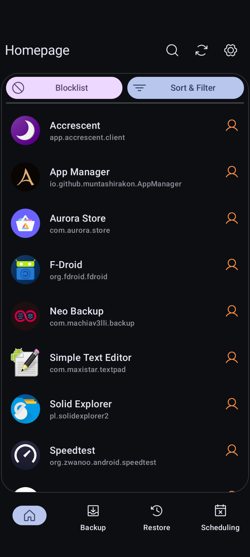 Apps Isolation Screenshot