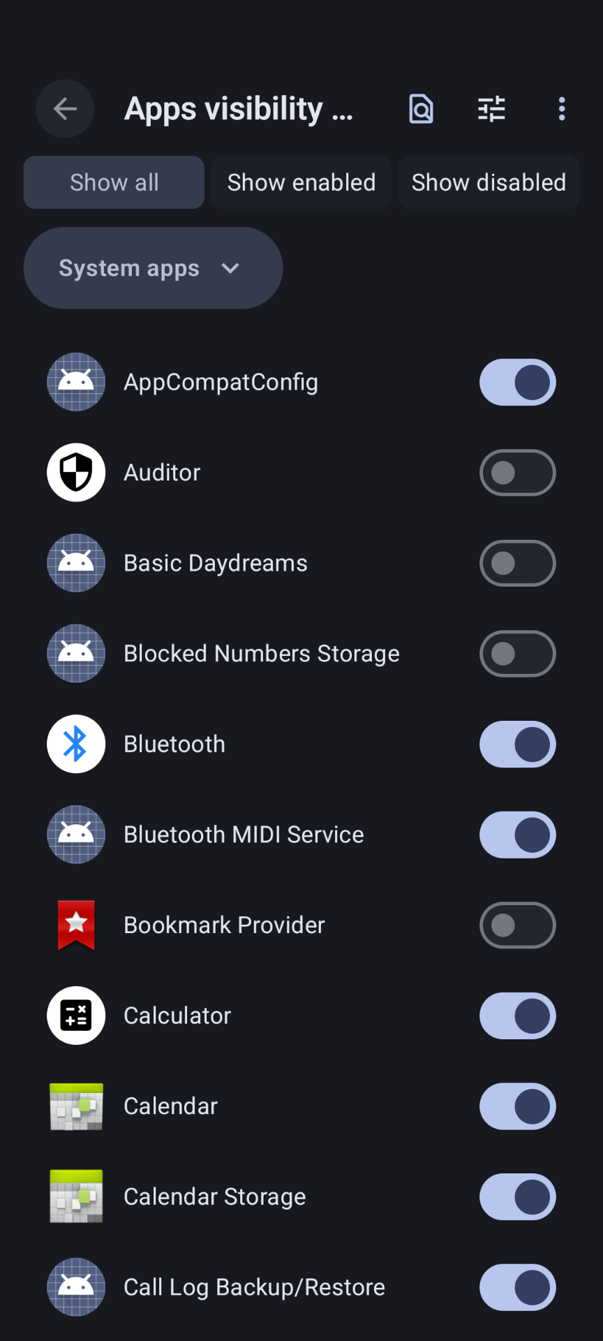 Apps Isolation Screenshot
